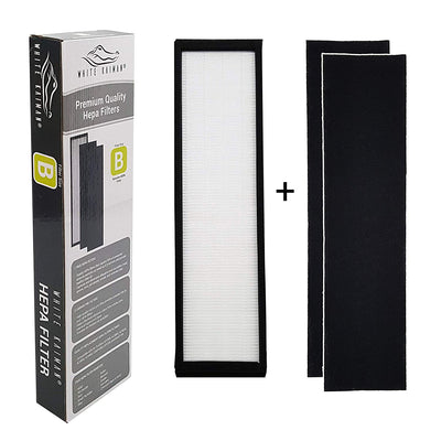 1 pack  White Kaiman True HEPA Air Filter Replacement - Size B